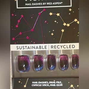 Red Aspen press on nails Acrylic Aquila gorgeous